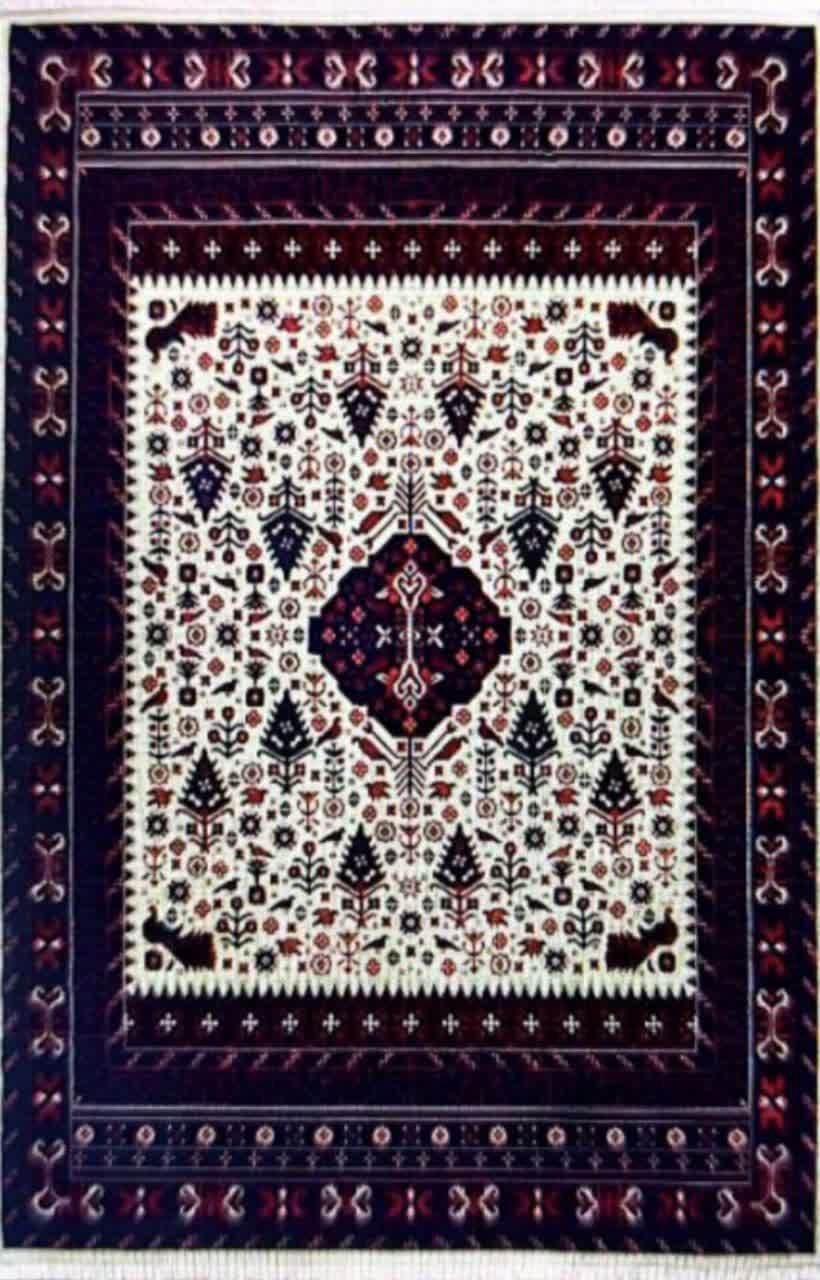 قالیچه ابریشم فرهی 1.2در1.8
